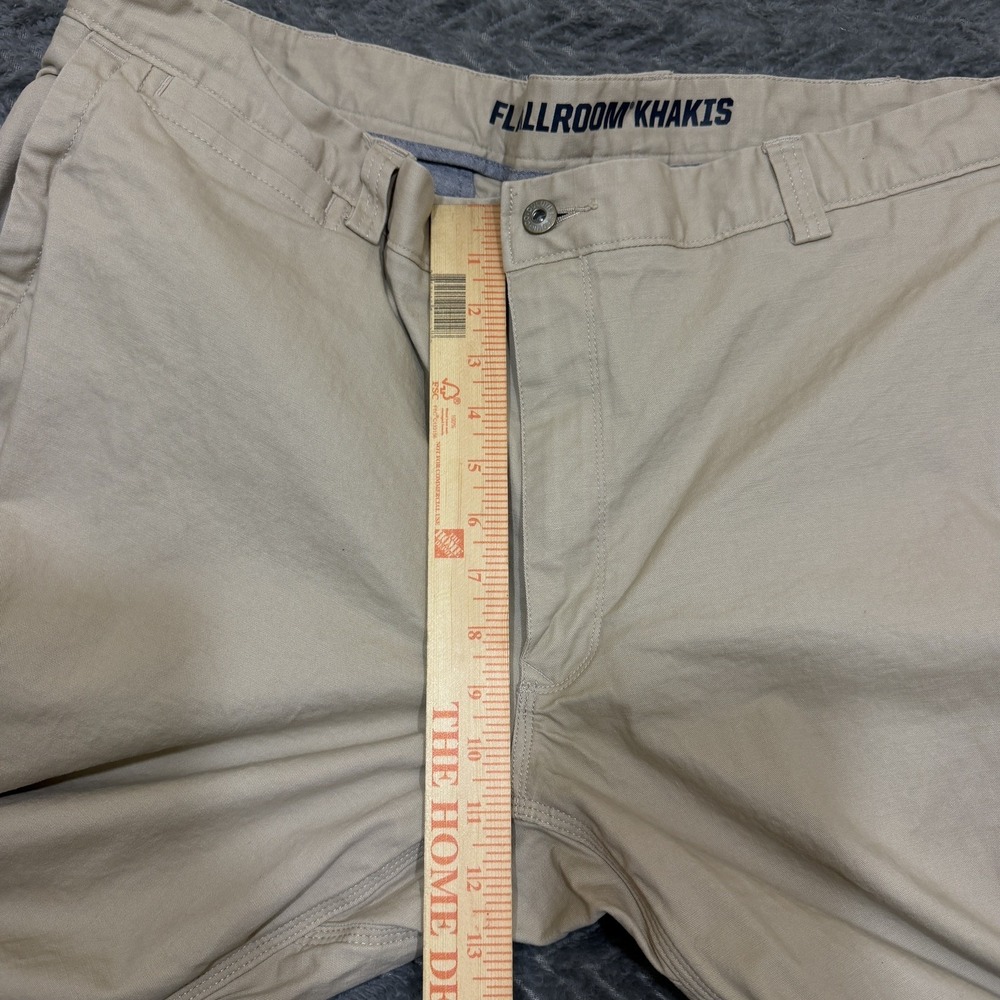 Duluth Ballroom Khaki Pants Men Beige 42x30 Chino Standard Flex Work - Picture 6 of 15
